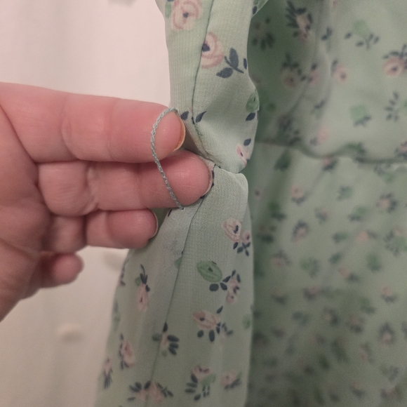 Maurices Pale Green Dress With Flowers Womens Sz Xxl - Picture 10 of 10